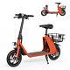 450W Sports Electric Scooter Ebike E-Scooter Adult with Seat UL 2849 Certified