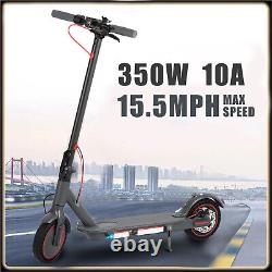 450W Sports Electric Scooter with Seat Adult Foldable EBike Moped Urban Commuter