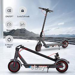 450W Sports Electric Scooter with Seat Adult Foldable EBike Moped Urban Commuter