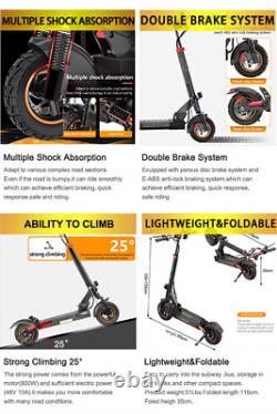 45KM/H Electric Scooter 2Wheel Fast Powerful Long Range E-Scooter Urban Commuter