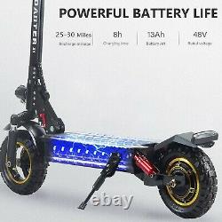 48V Adult Electric Scooter Long-Range, City Commuter Folding E-Scooter, Waterproof