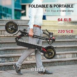 48V Adult Electric Scooter Long-Range, City Commuter Folding E-Scooter, Waterproof