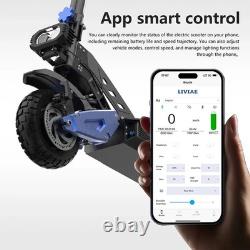 5000W Electric Scooter for Adults 55Miles 50MPH Off-Road Tire Fast E-Scooter NFC