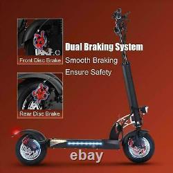 500W 10 Foldable Electric Scooter, Max Range 38 Miles Commuting E Scooter/