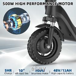 500W 10 Off Road Electric Scooter Dual Suspension E-scooter With Trun Signal 500W 10 Off Road Electric Scooter Dual Suspension E-scooter With Trun Signal