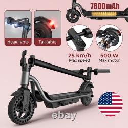 500W Adult Electric Scooter Foldable 19mi Range High Speed 25KM/H Urban Commuter