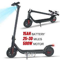 500W Adult Electric Scooters City Folding Scooter 18.6 MPH 15Ah Safe for Adults