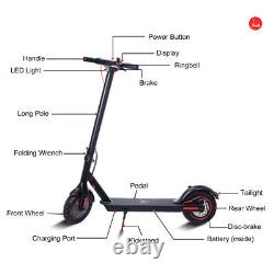 500W Adult Long Range E-Folding Scooter 19mph Max Speed Urban Commuter Scooter