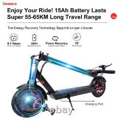 500W Adult Long Range E-Folding Scooter 19mph Max Speed Urban Commuter Scooter