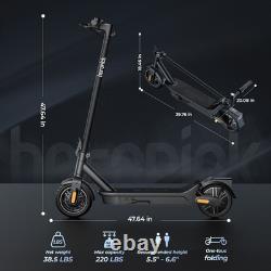 500W Commuter Electric Scooter For Adult 22MPH 20 Mile Range 8.5 Solid Tires