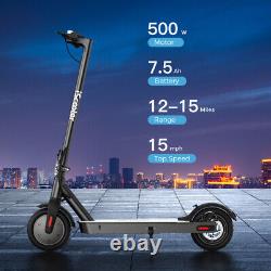 500W Electric Scooter Adult 24km/h 15 miles E-Scooter 8.5 Inch Foldable US Stock