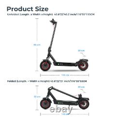 500W Electric Scooter Adult Foldable E Scooter 25Miles 21MPH with APP Suspension