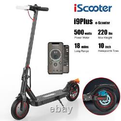 500W Electric Scooter Adult Long Range Fast Speed Folding E-scooter 10 inch Tire