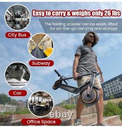 500W Electric Scooter for Adults, 20MPH, 21Mi Range, Foldable with App & Brakes