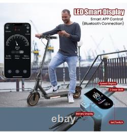 500W Electric Scooter for Adults, 20MPH, 21Mi Range, Foldable with App & Brakes