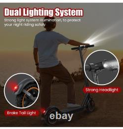 500W Electric Scooter for Adults, 20MPH, 21Mi Range, Foldable with App & Brakes