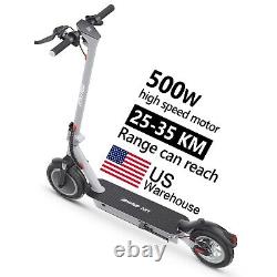 500W Folding Electric Scooter Adult 36V/12. Ah 21Mph Off-Road Commuter E-Scooter