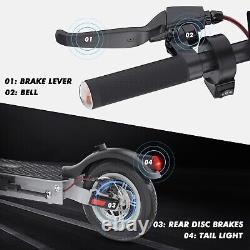 500W Folding Electric Scooter Adult 36V/12. Ah 21Mph Off-Road Commuter E-Scooter