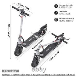 500W Folding Electric Scooter Adult 36V/12. Ah 21Mph Off-Road Commuter E-Scooter