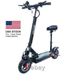 500W Motor Adults Electric Scooter with Seat 27MPH Folding E-Scooter Commuter