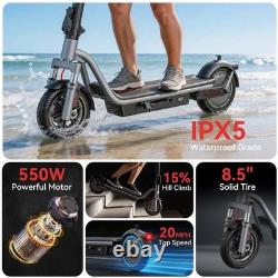 550W 32KM/H 28Miles Electric Scooter for Adults Long Range Fast Speed E-Scooter