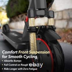 550W Electric Scooter Adult, Folding E-Scooter with Front Suspension, Max 19MPH