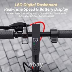 550W Electric Scooter Adult, Folding E-Scooter with Front Suspension, Max 19MPH