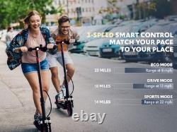 550W Electric Scooter Adult, Folding E-Scooter with Front Suspension, Max 19MPH