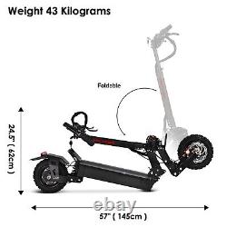 55 Miles Rang Adult Electric Scooter Dual Motor 5600W E Scooter 50 mph 60V30AH