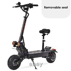 55 Miles Rang Adult Electric Scooter Dual Motor 5600W E Scooter 50 mph 60V30AH