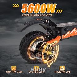 5600W 60V 27AH Foldable Electric Scooter Adult Dual Motor 11in Off-Road Tire