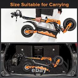 5600W 60V 27AH Foldable Electric Scooter Adult Dual Motor 11in Off-Road Tire