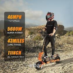 5600W 60V 27AH Foldable Electric Scooter Adult Dual Motor 11in Off-Road Tire