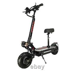 5600W 60V Foldable Electric Scooter Adult Dual Motor 11inch Turbo Off Road Tires
