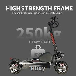 5600W 60V Foldable Electric Scooter Adult Dual Motor 11inch Turbo Off Road Tires