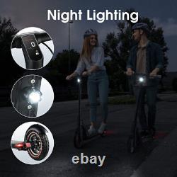 5TH WHEEL 350W Black E-Scooter Adult Long Range Foldable Kick Electric Scooter