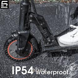 5TH WHEEL 350W Black E-Scooter Adult Long Range Foldable Kick Electric Scooter