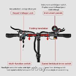 6000W 38AH 55 MPH Folding Electric Scooter Adult Dual Motor 11 Off Road Tire