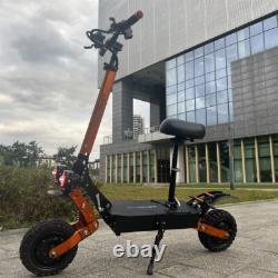 6000W 60V 30AH Foldable 50MPH Electric Scooter Dual Motor 11Inch Off-Road Tire
