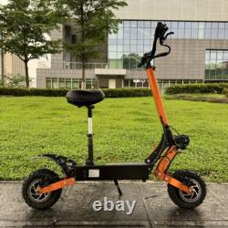 6000W 60V 30AH Foldable 50MPH Electric Scooter Dual Motor 11Inch Off-Road Tire