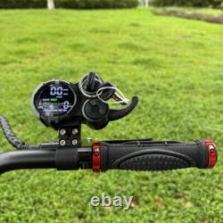 6000W 60V 30AH Foldable 50MPH Electric Scooter Dual Motor 11Inch Off-Road Tire