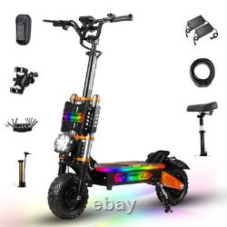 6000W 60V 43A Foldable Dual Motor Adult 11 Electric Scooter E-Scooter 85KM/H US