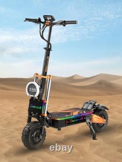 6000W 60V 43A Foldable Dual Motor Adult 11 Electric Scooter E-Scooter 85KM/H US