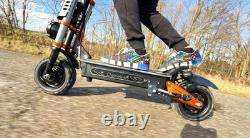 6000W 60V 43A Foldable Dual Motor Adult 11 Electric Scooter E-Scooter 85KM/H US