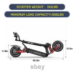 6000W Folding Dual Motor 60V 33A Adult Electric Scooter 11 Road Tire E-Scooter