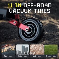 6000W Folding Dual Motor 60V 33A Adult Electric Scooter 11 Road Tire E-Scooter