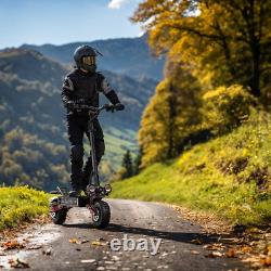 6000W Folding Dual Motor 60V 33A Adult Electric Scooter 11 Road Tire E-Scooter