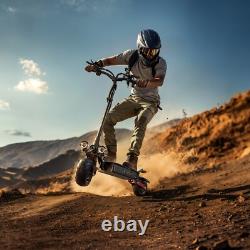 6000W Folding Dual Motor 60V 33A Adult Electric Scooter 11 Road Tire E-Scooter