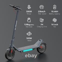 600W Adult Electric Scooter Long Range Folding E-Scooter CityCommuter 10 Tires