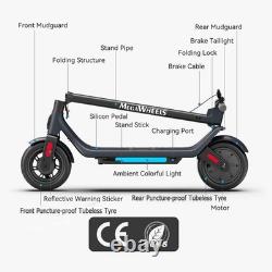 600W Adult Electric Scooter Long Range Folding E-Scooter CityCommuter 10 Tires